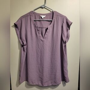 Essentials Women's Lavender Blouse, Size XXL